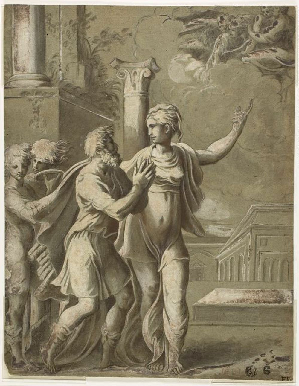 Augustus and the Tiburtine Sibyl by Parmigianino