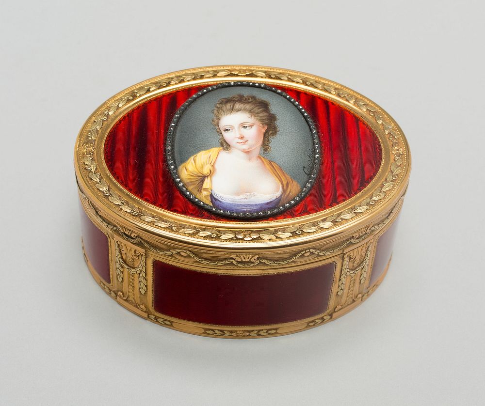 Snuff Box: Portrait of Duchess of Marlborough by Nicolas André Courtois (Painter)