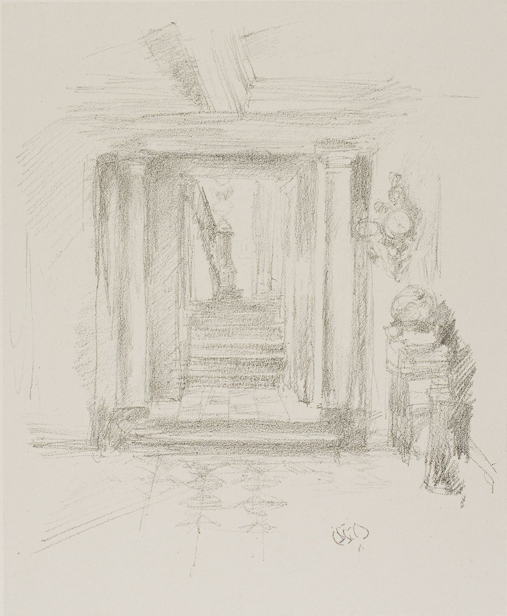 Staircase by James McNeill Whistler