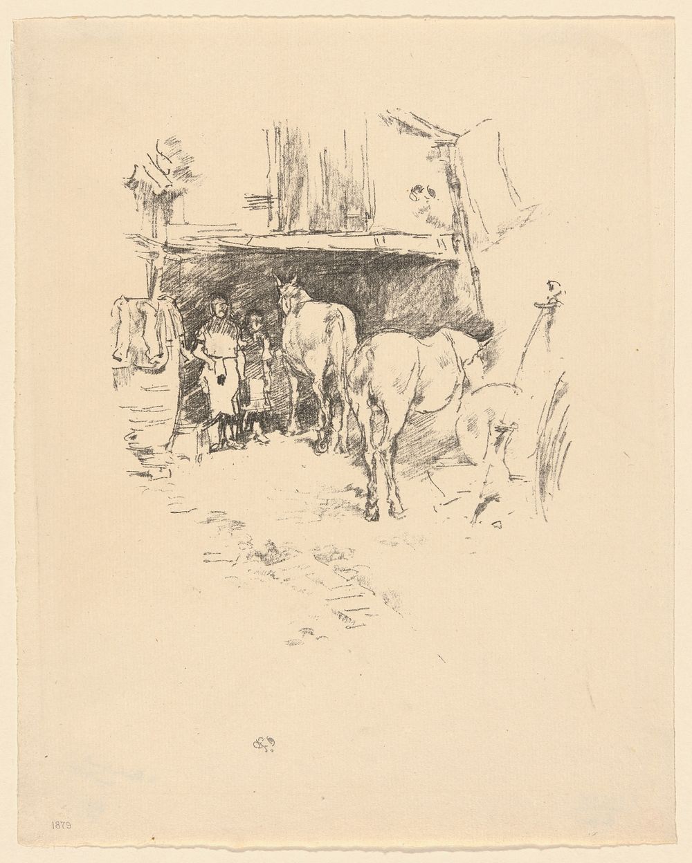 The Smith's Yard by James McNeill Whistler