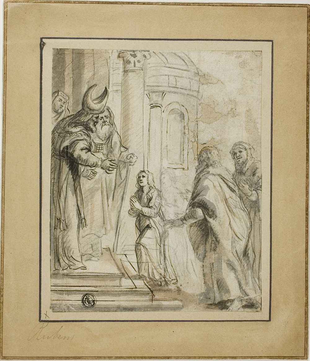 Presentation of the Virgin by School of Peter Paul Rubens