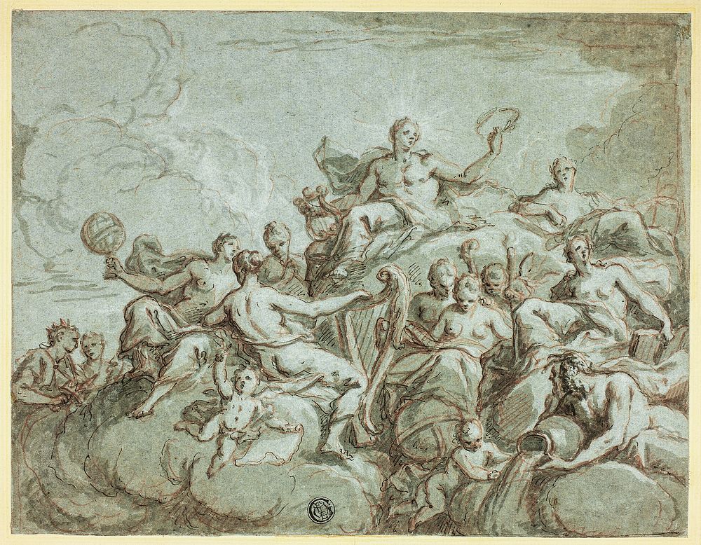 Apollo and the Muses by Bartholomaeus Spranger