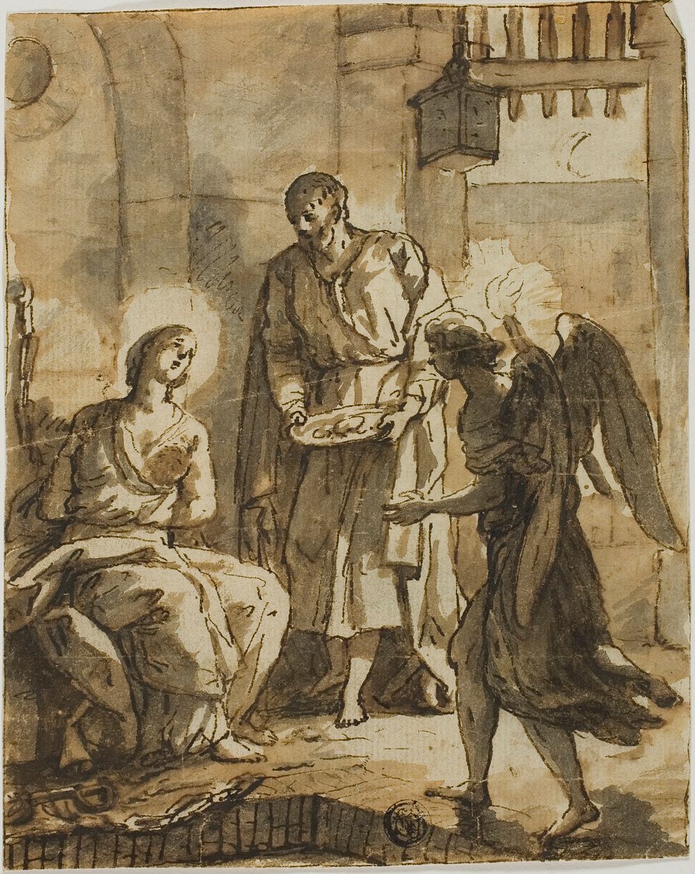 Saint Peter Visiting Saint Agatha in Prison and Healing her Wounds by Anton Raffael Mengs