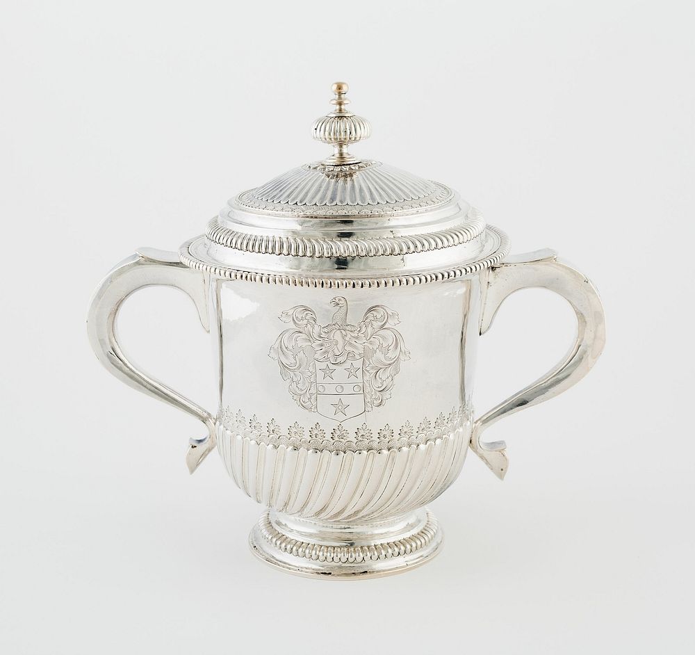 Two-Handled Cup with Cover by Isaac Dighton