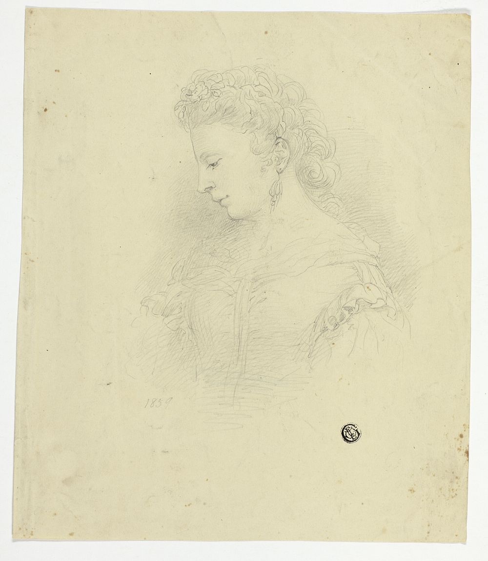 Portrait of a Young Woman by Unknown artist
