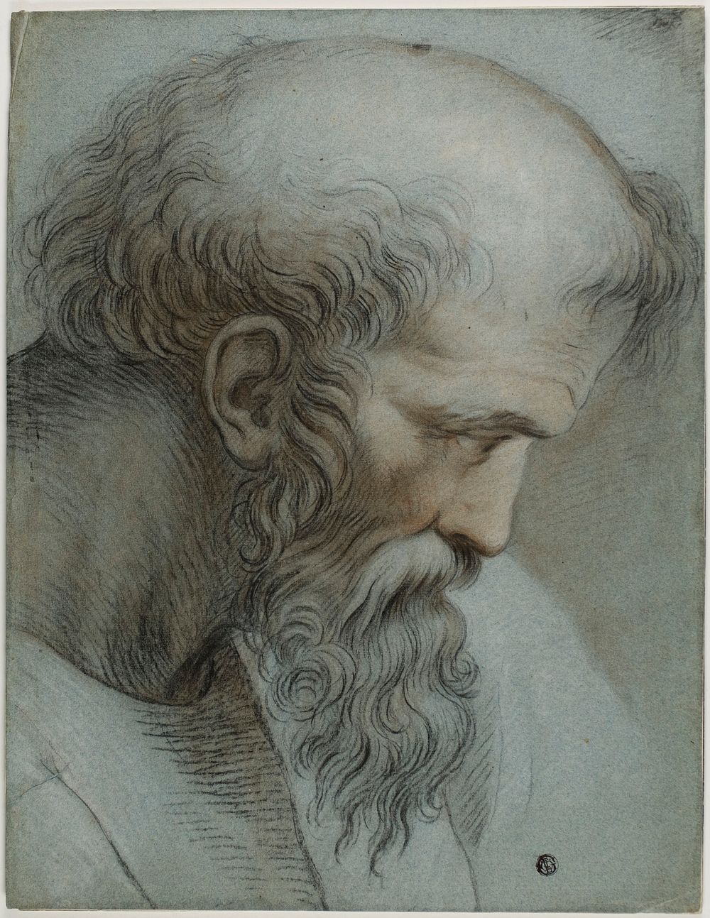 Head of Pythagoras by Raphael