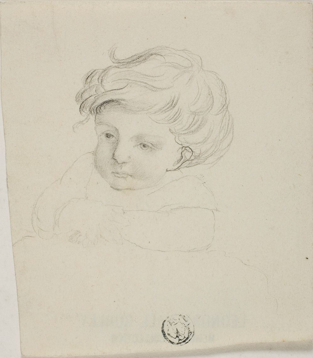 Bust of Child by Unknown artist