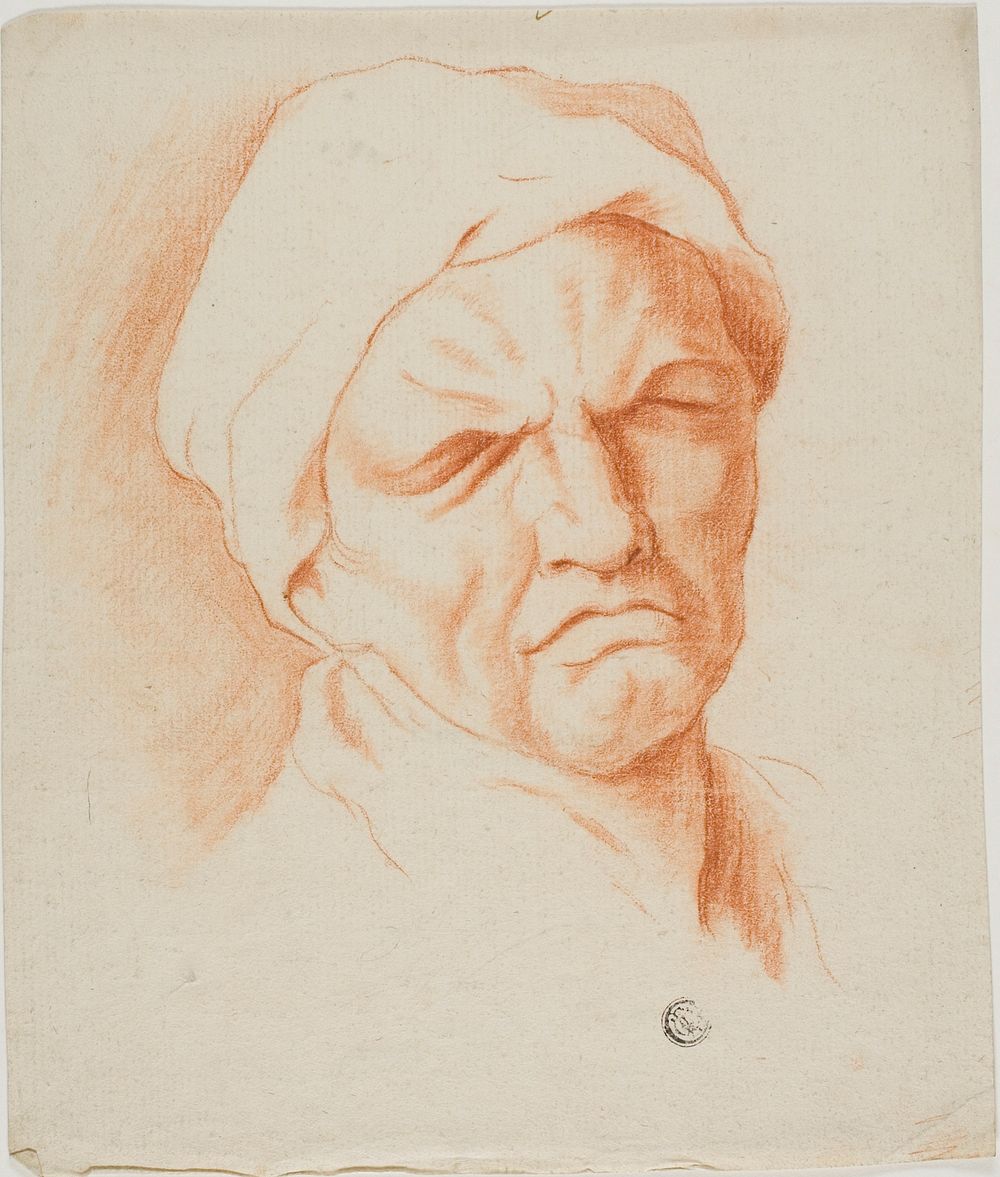 Head of an Old Man by Charles Le Brun