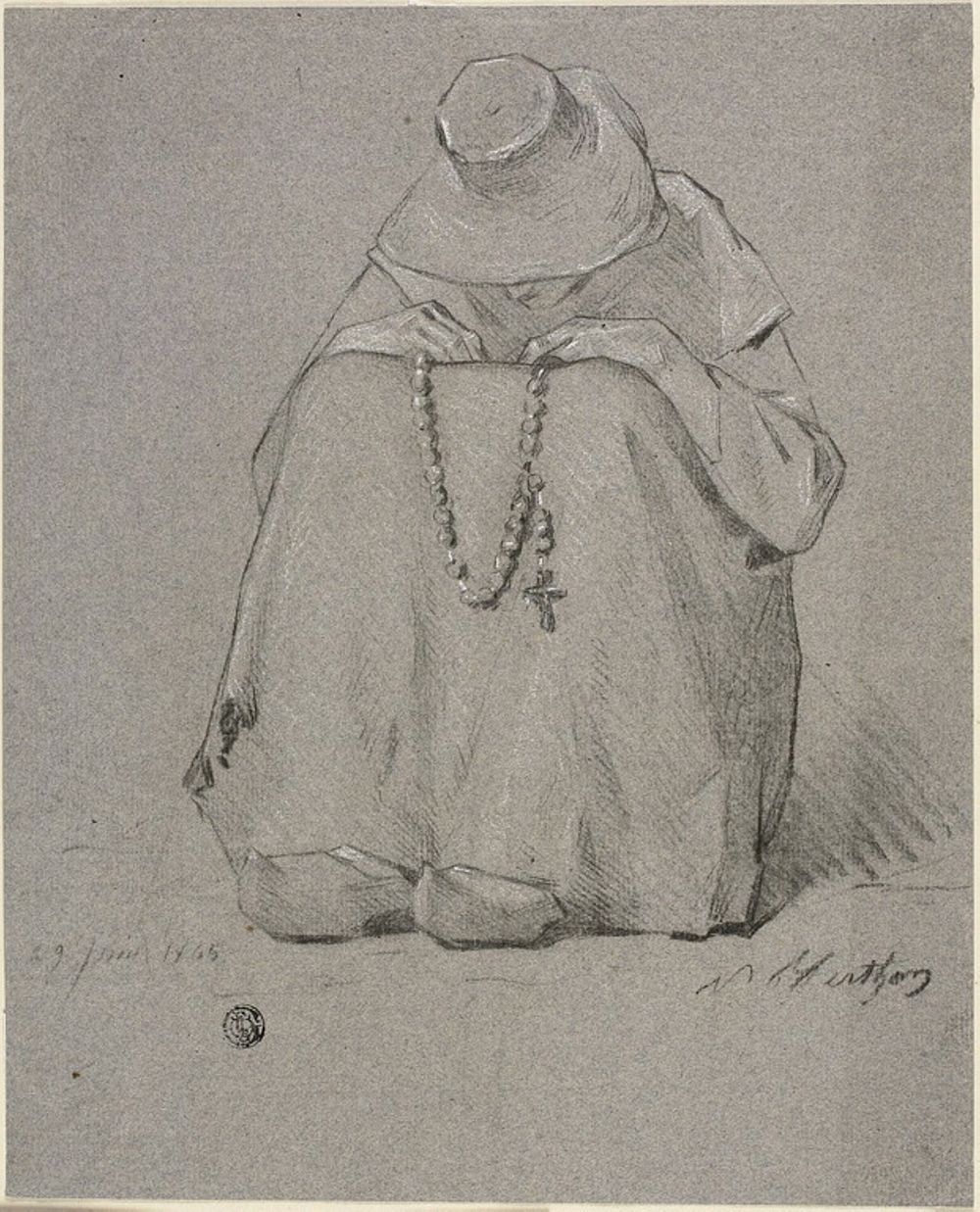 Woman with a Rosary