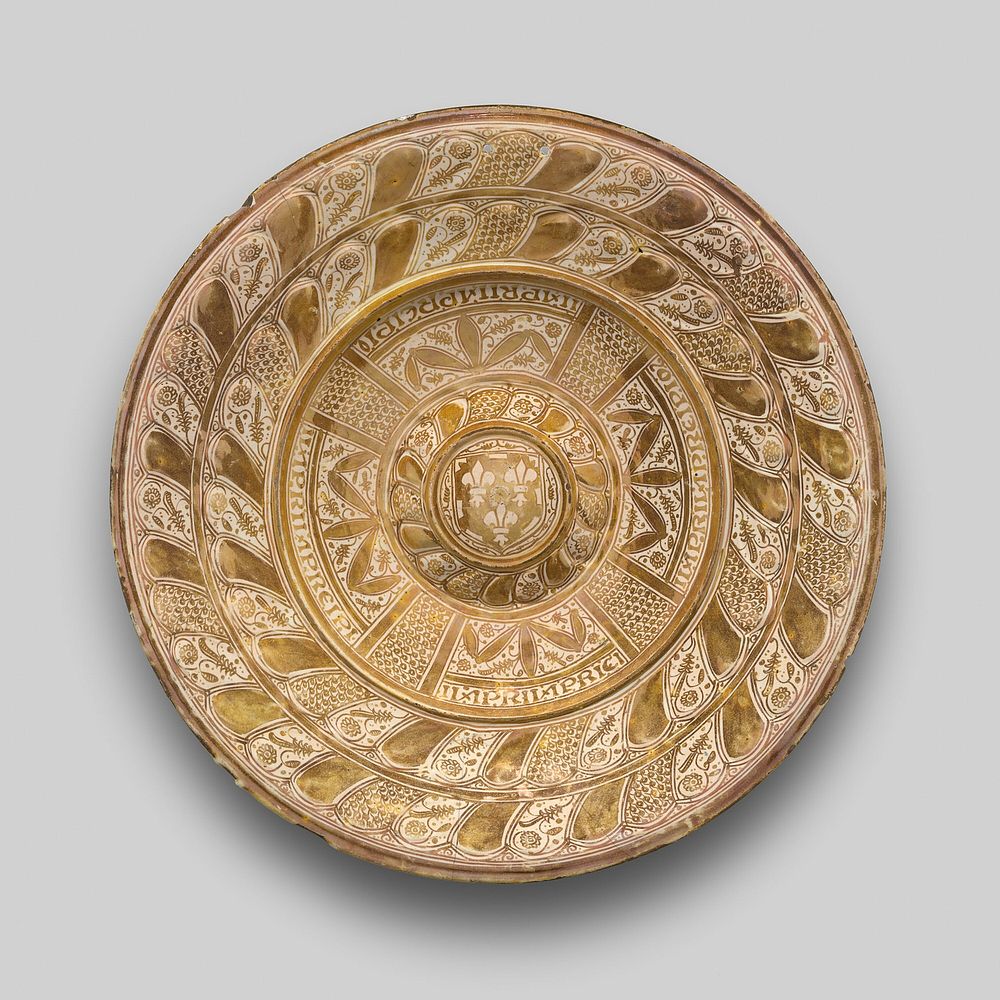 Plate with a Coat of Arms (Possibly Burgundy)