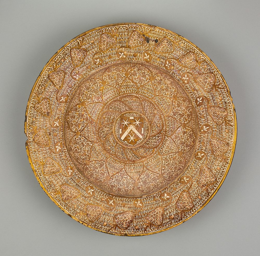 Plate with Unidentified Coat of Arms