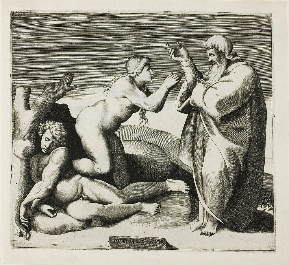 The Creation of Eve by Giulio Bonasone