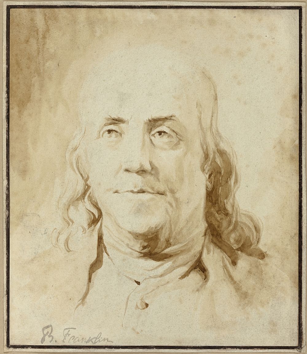 Benjamin Franklin by Jean Honoré Fragonard