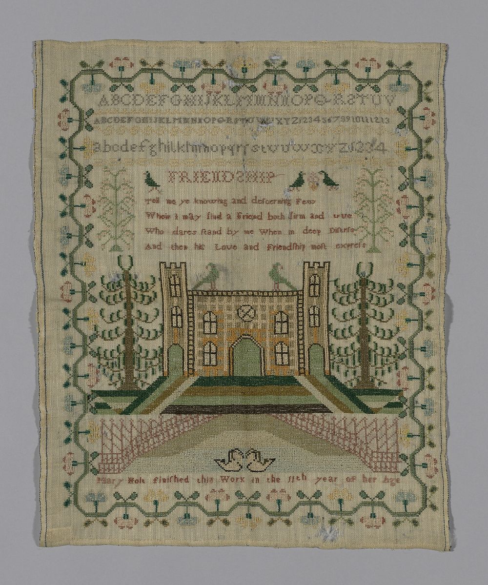 Sampler by Mary Holt (Maker)