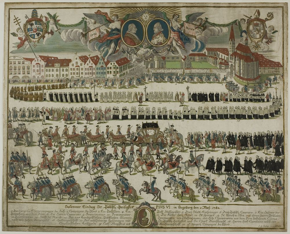Pageant in Honor of Pope Pius VI by Freling Freling