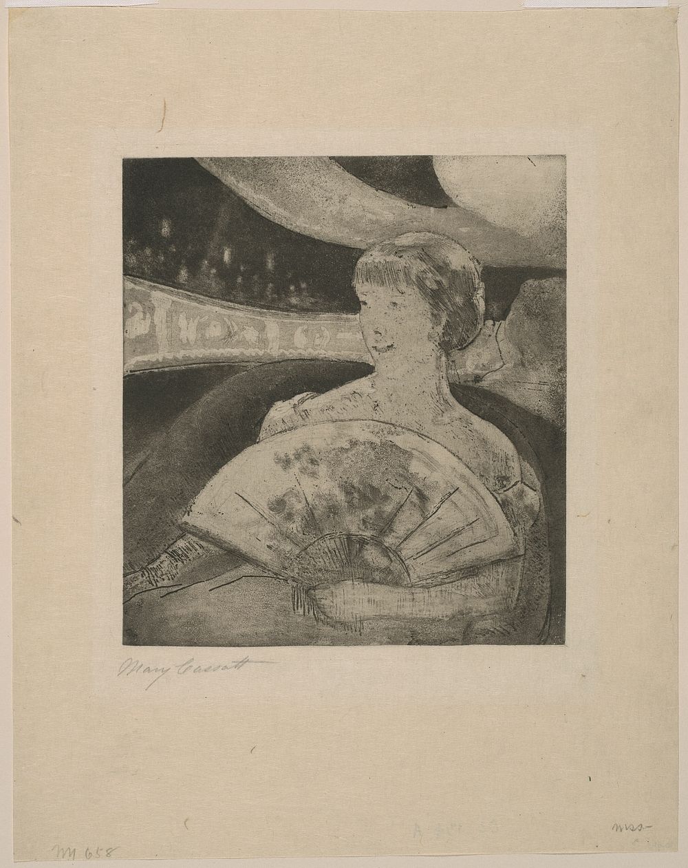 In the Opera Box, No. 3 by Mary Cassatt