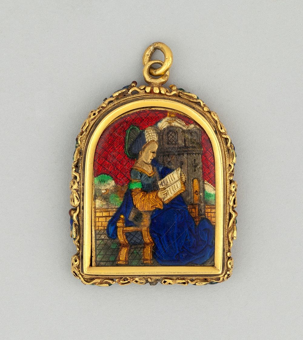Reliquary Pendant of Saint Barbara by Spitzer