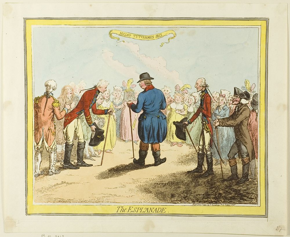 The Esplanade by James Gillray