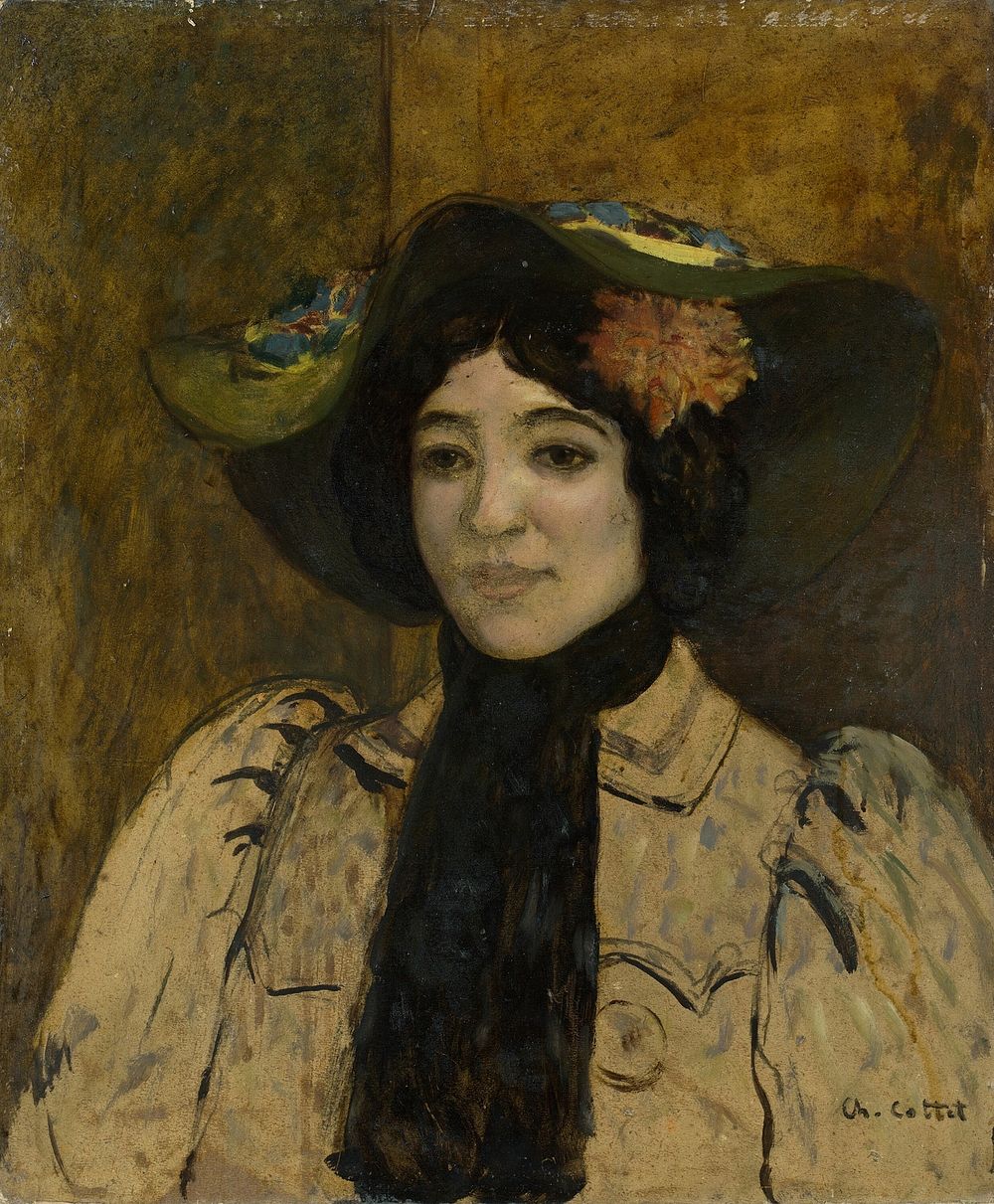 Portrait of a Woman by Charles Cottet