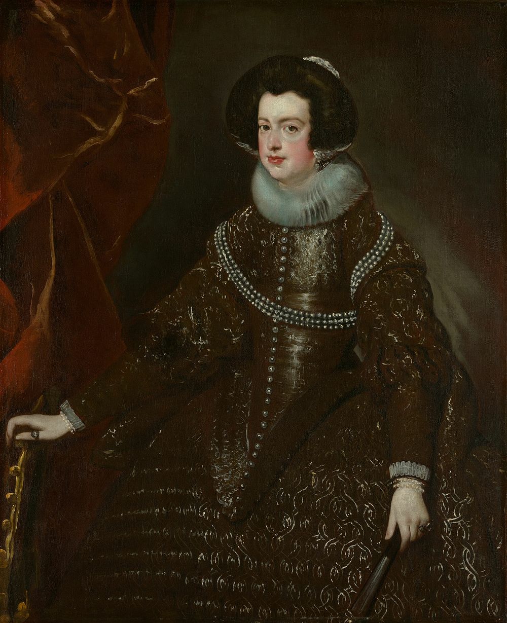 Isabella of Bourbon, Wife of Philip IV of Spain by Studio of Diego Rodriguez de Velázquez