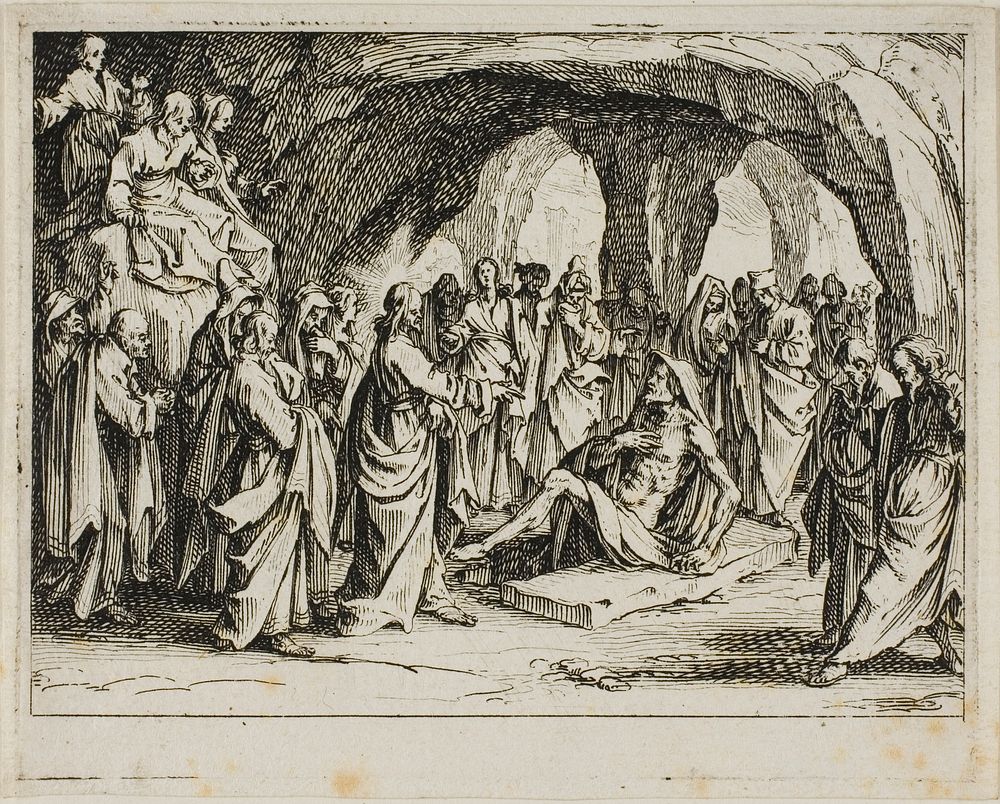 The Resurrection of Lazarus, from The New Testament by Jacques Callot