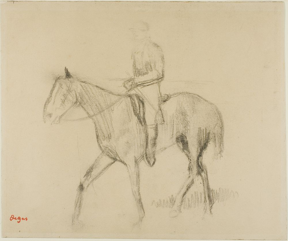 Horse and Rider by Hilaire Germain Edgar Degas