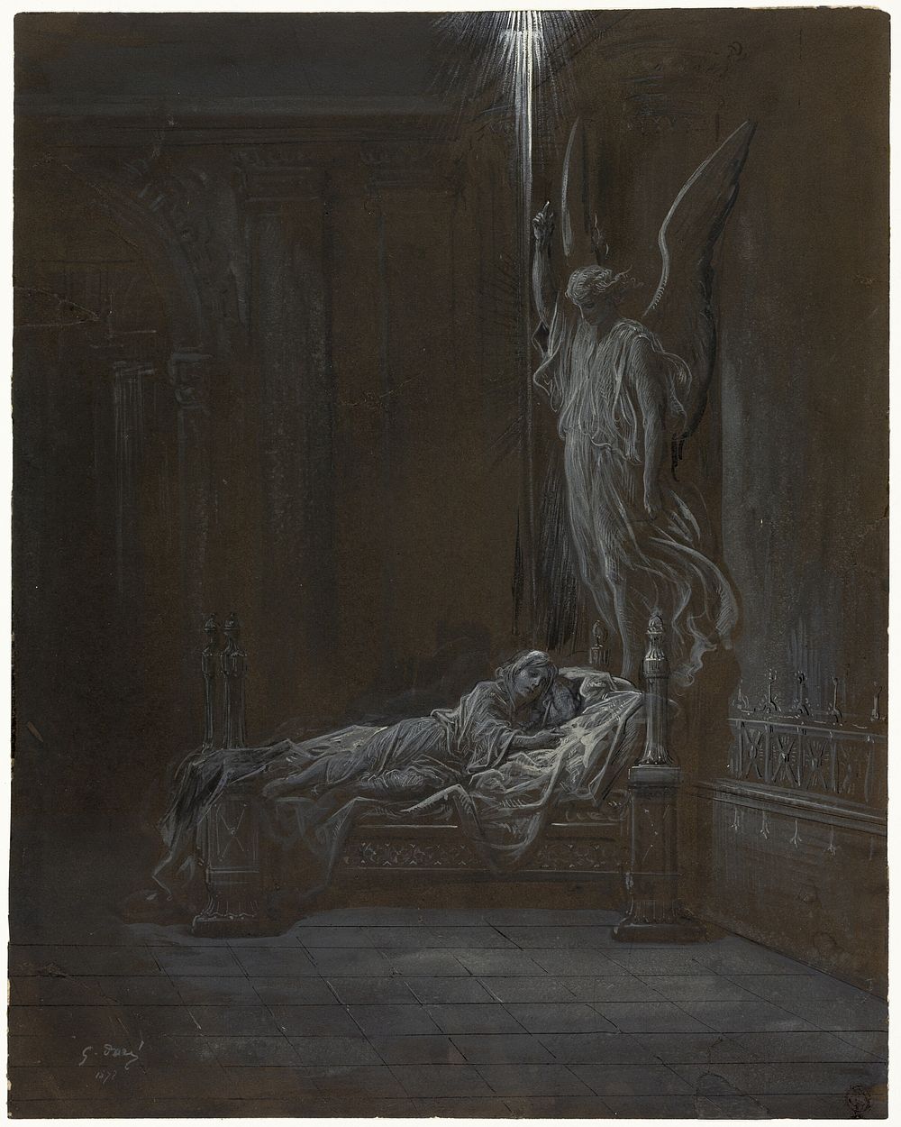 The Calling of Samuel by Gustave Doré