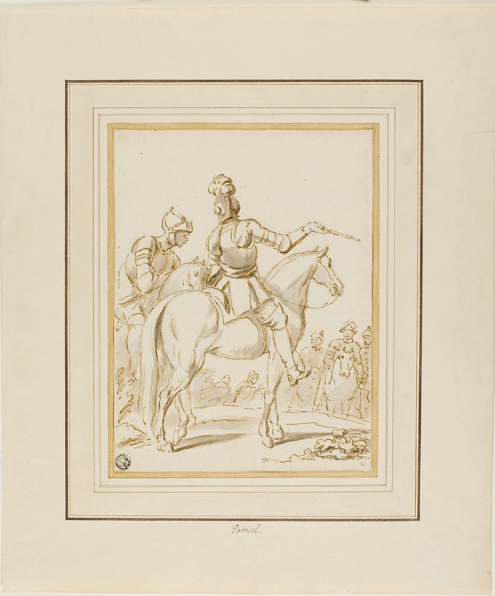 Knights on Horseback by Charles Parrocel
