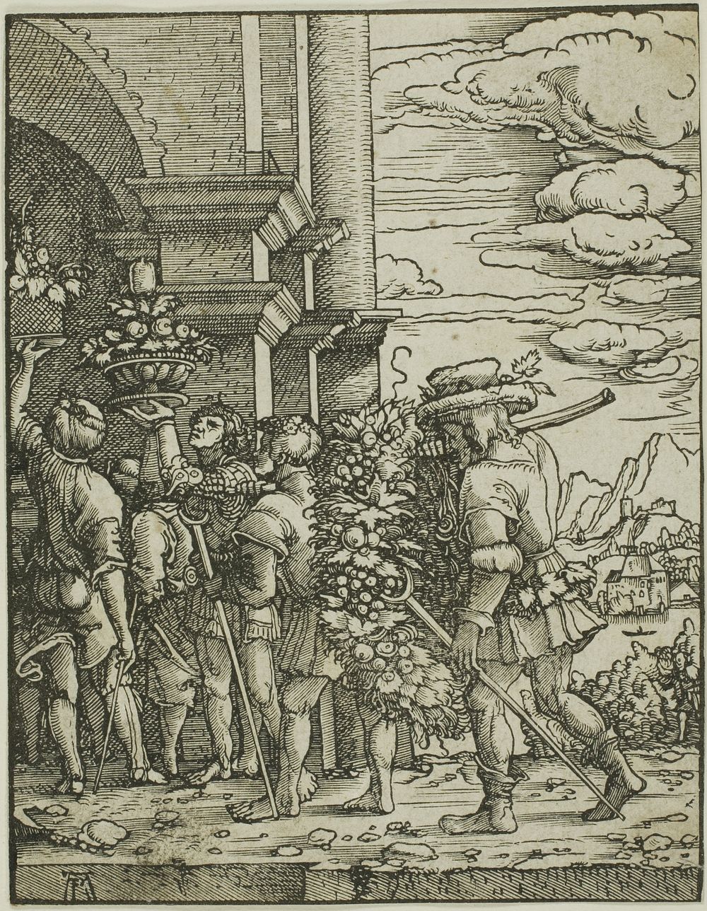 Joshua and Caleb by Albrecht Altdorfer