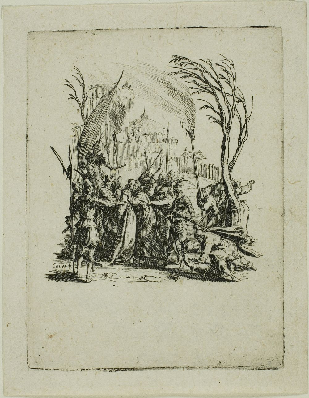 The Betrayal, from The Small Passion by Jacques Callot