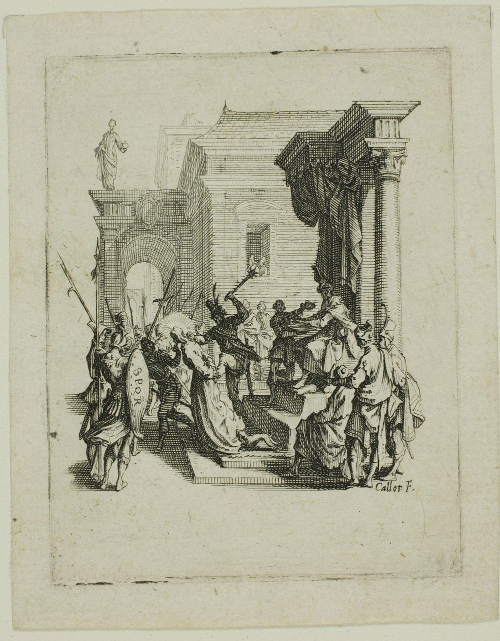 The Condemnation to Death, from The Small Passion by Jacques Callot