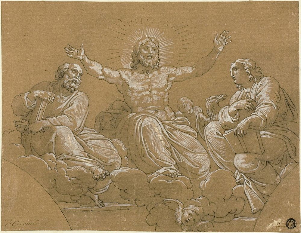 Christ in Glory with Saints by Vincenzo Camuccini