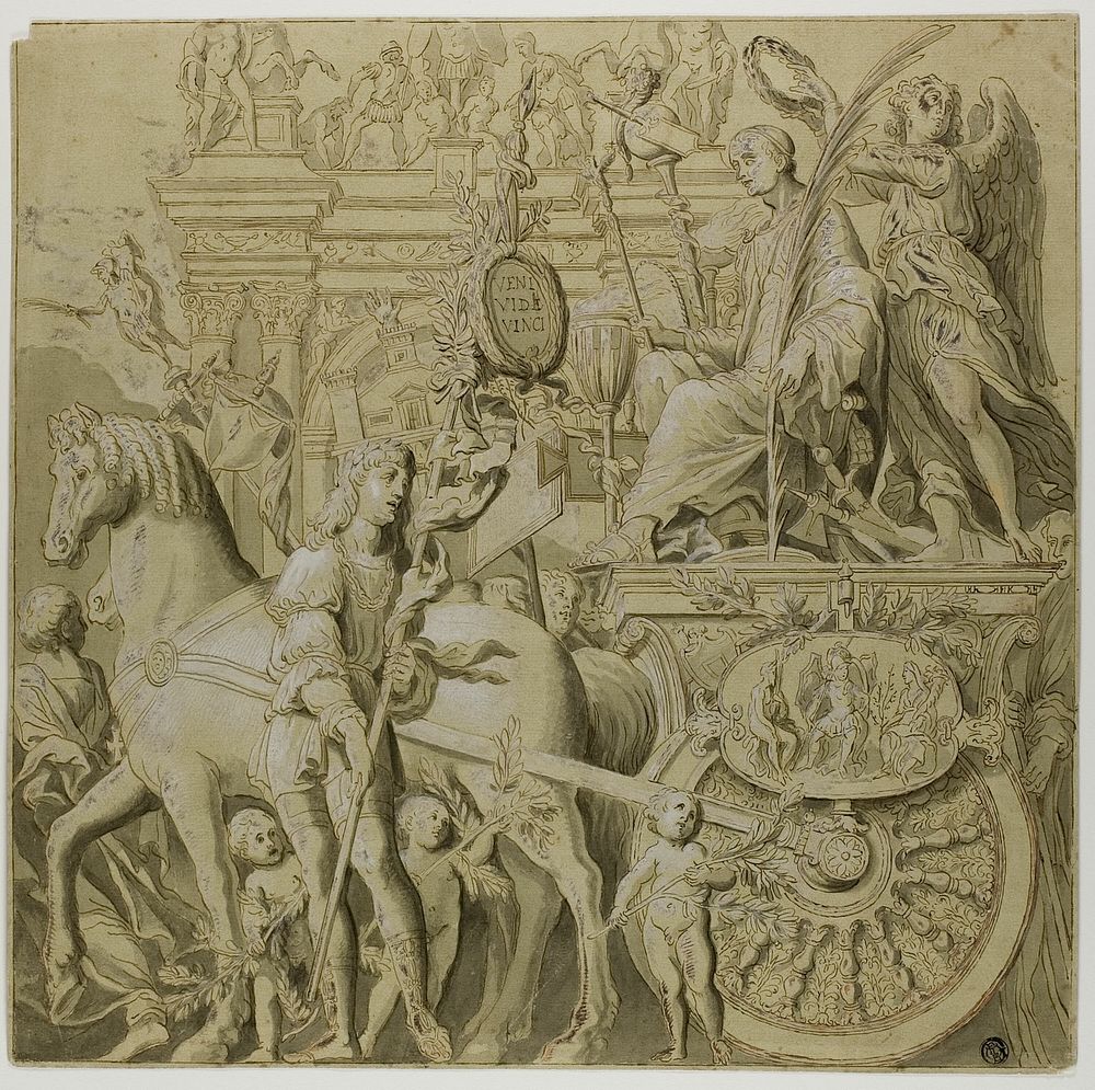 Triumphs of Julius Caesar: Canvas No. IX by Andrea Mantegna