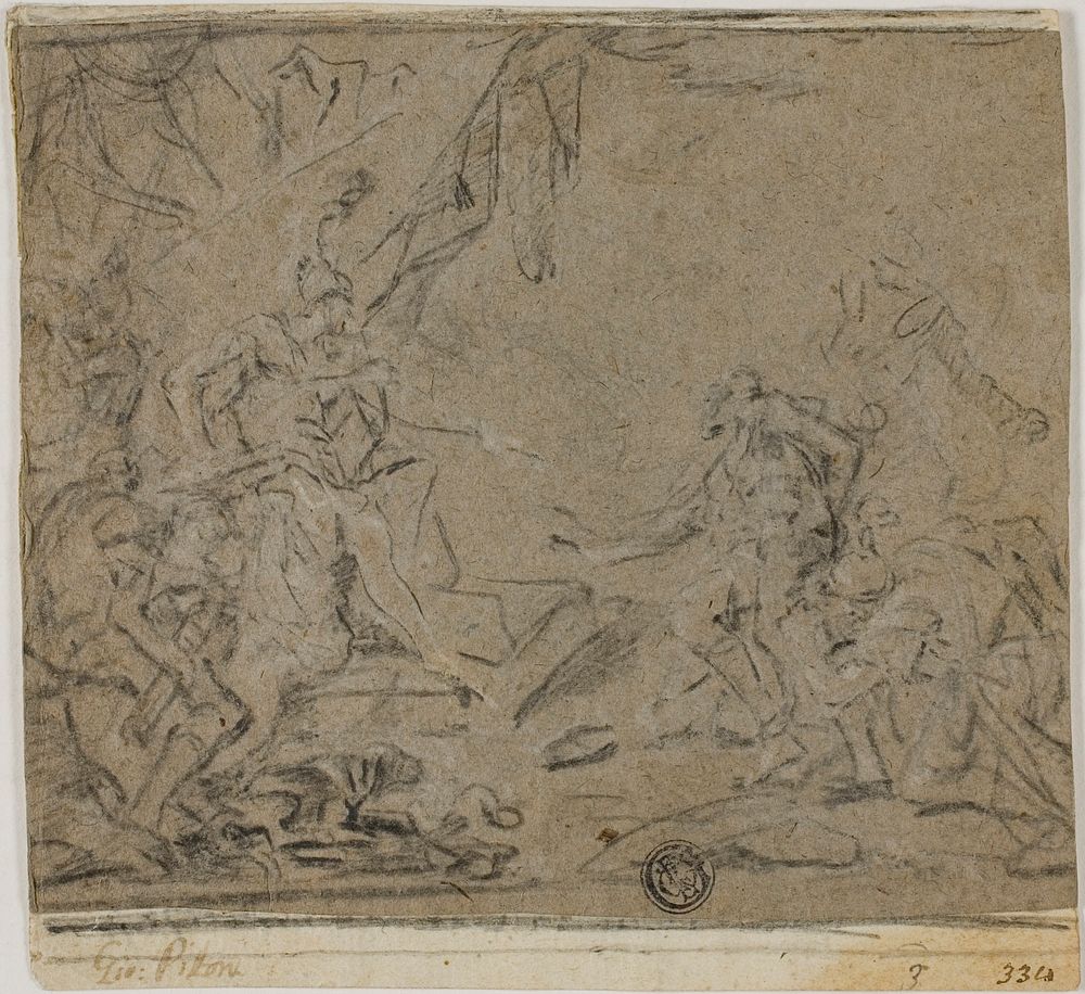 Family of Darius before Alexander by Giovanni Battista Pittoni, the younger