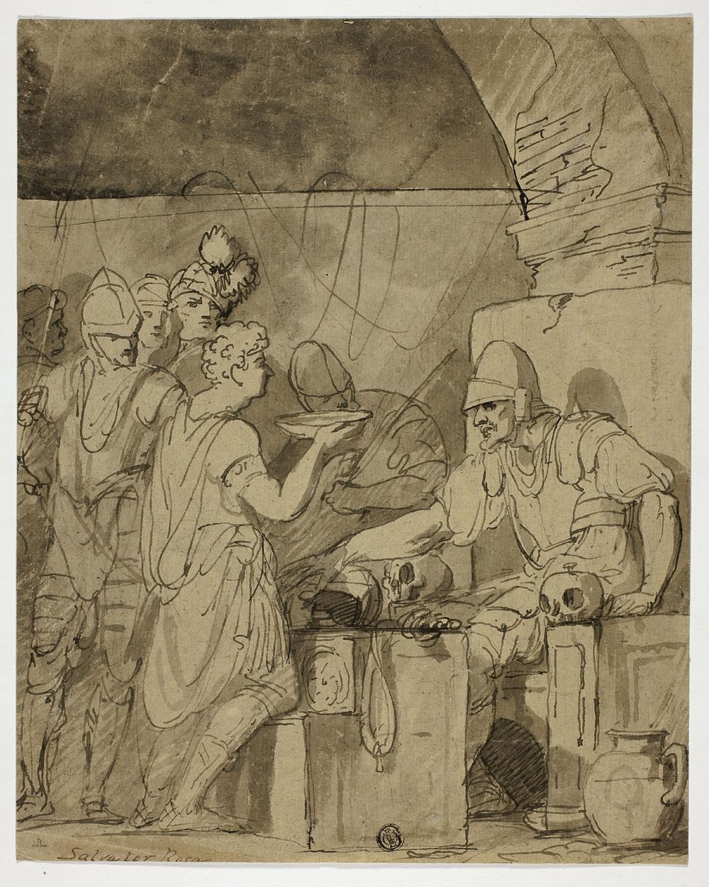 Soldiers Refeshing Themselves by John Hamilton Mortimer