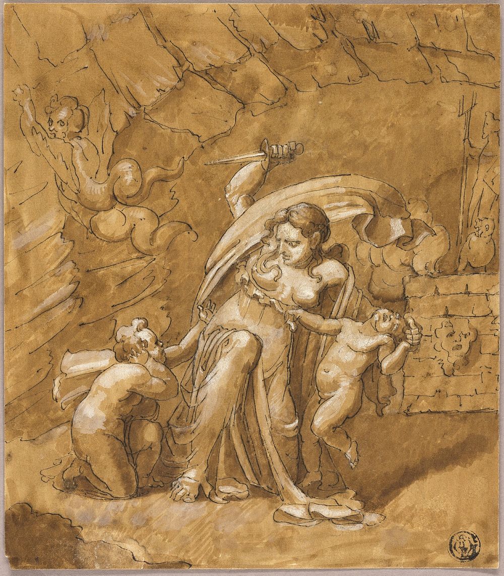 Medea Killing Her Children by Unknown artist