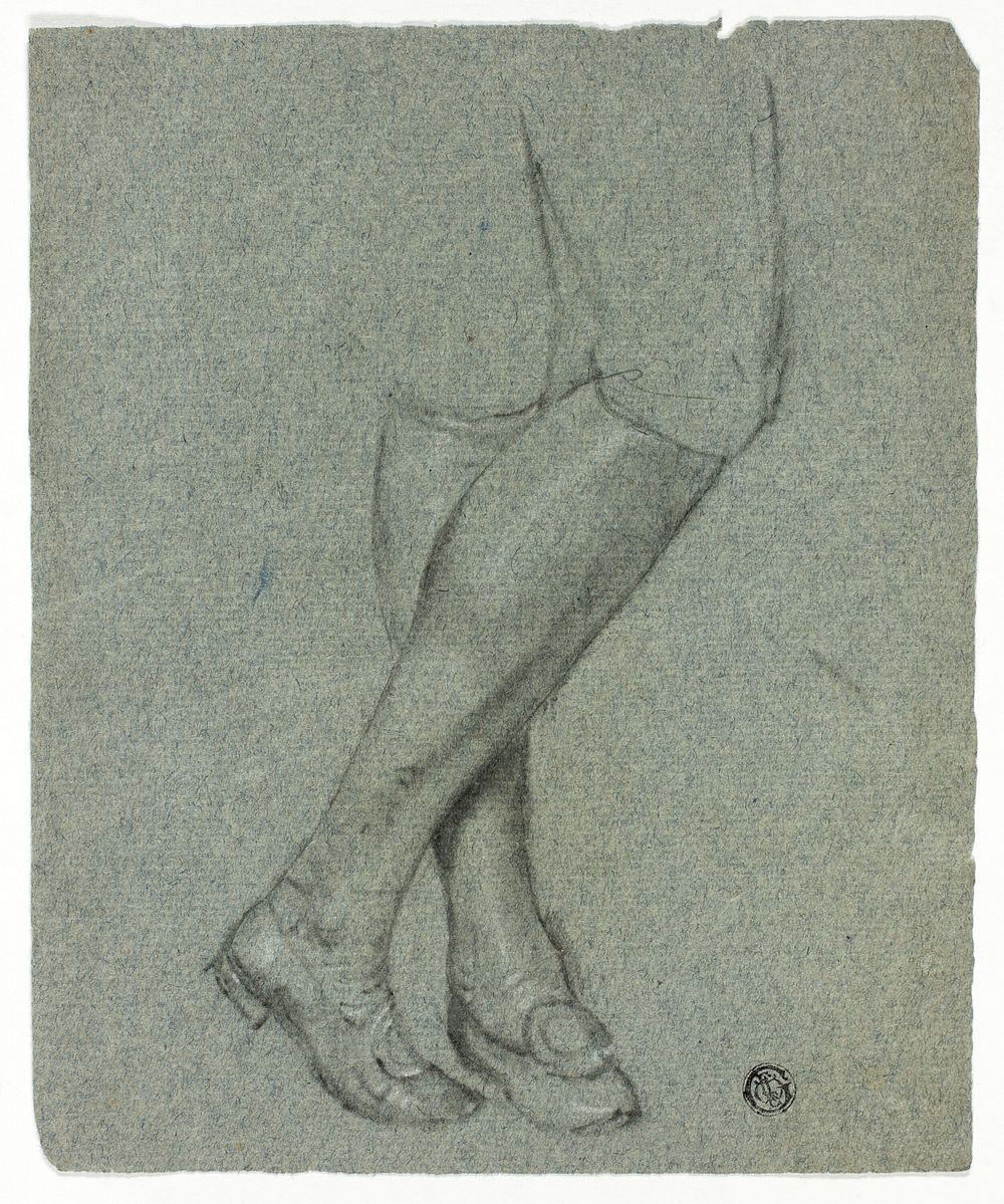 Crossed Legs of Standing Figure by John Downman