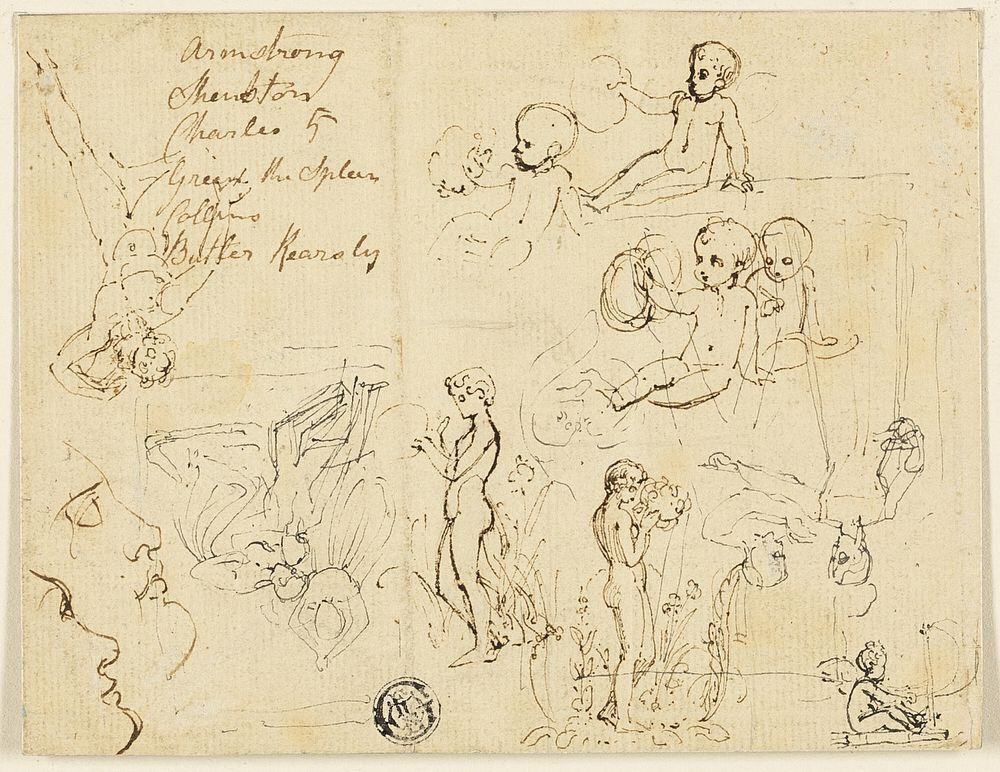 Sketches for Samuel Rogers' Poetry by Thomas Stothard