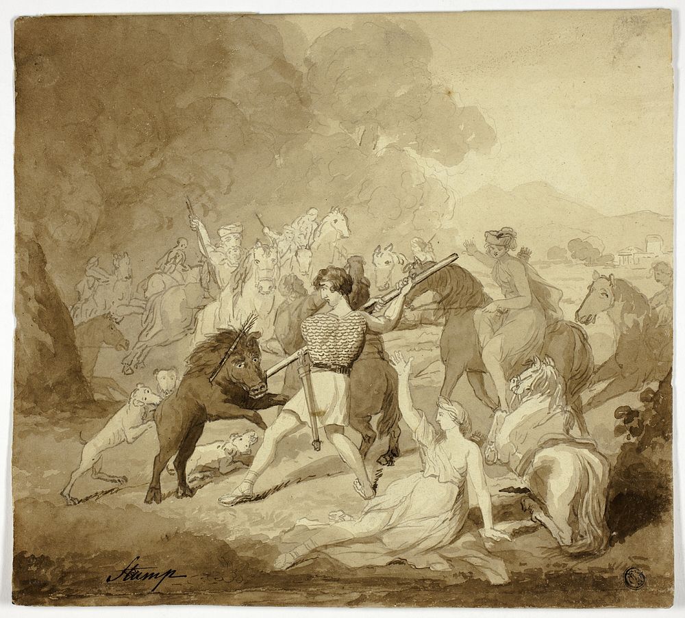 Scene from Cymbeline by Samuel John Stump