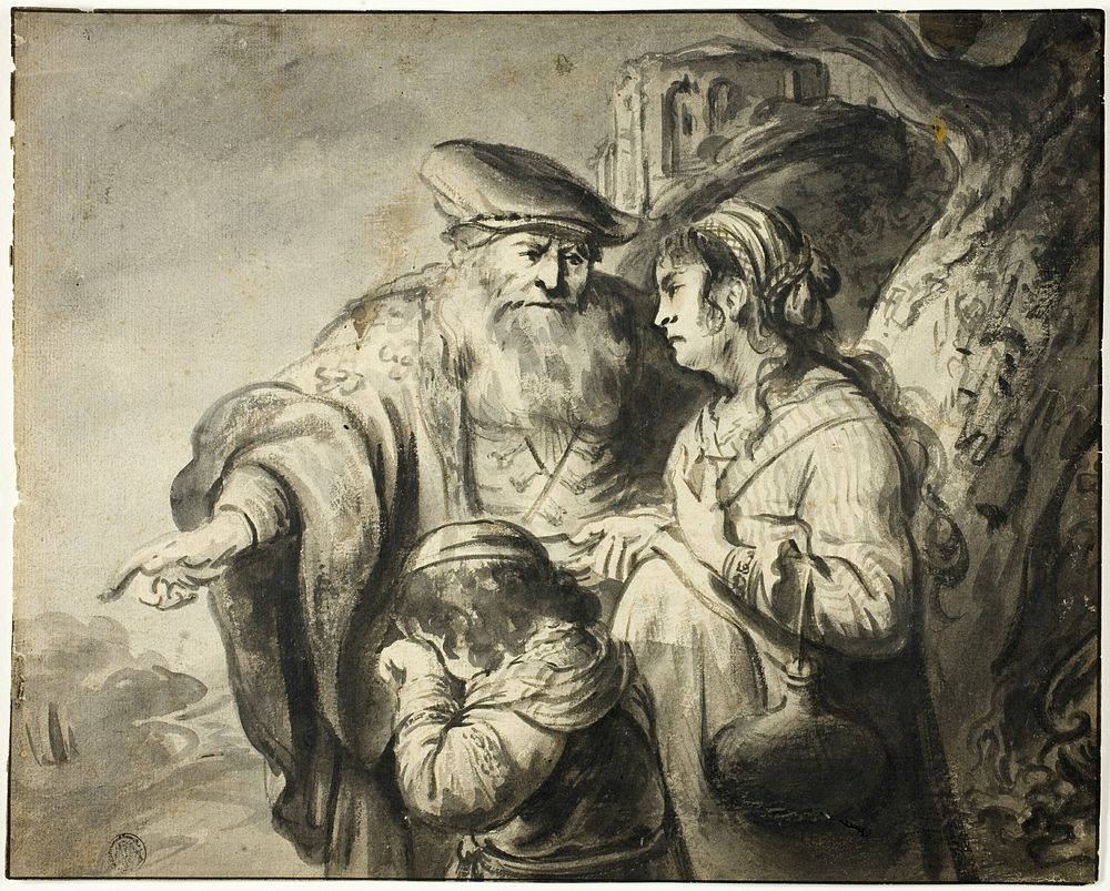 Expulsion of Hagar by Govaert Flinck