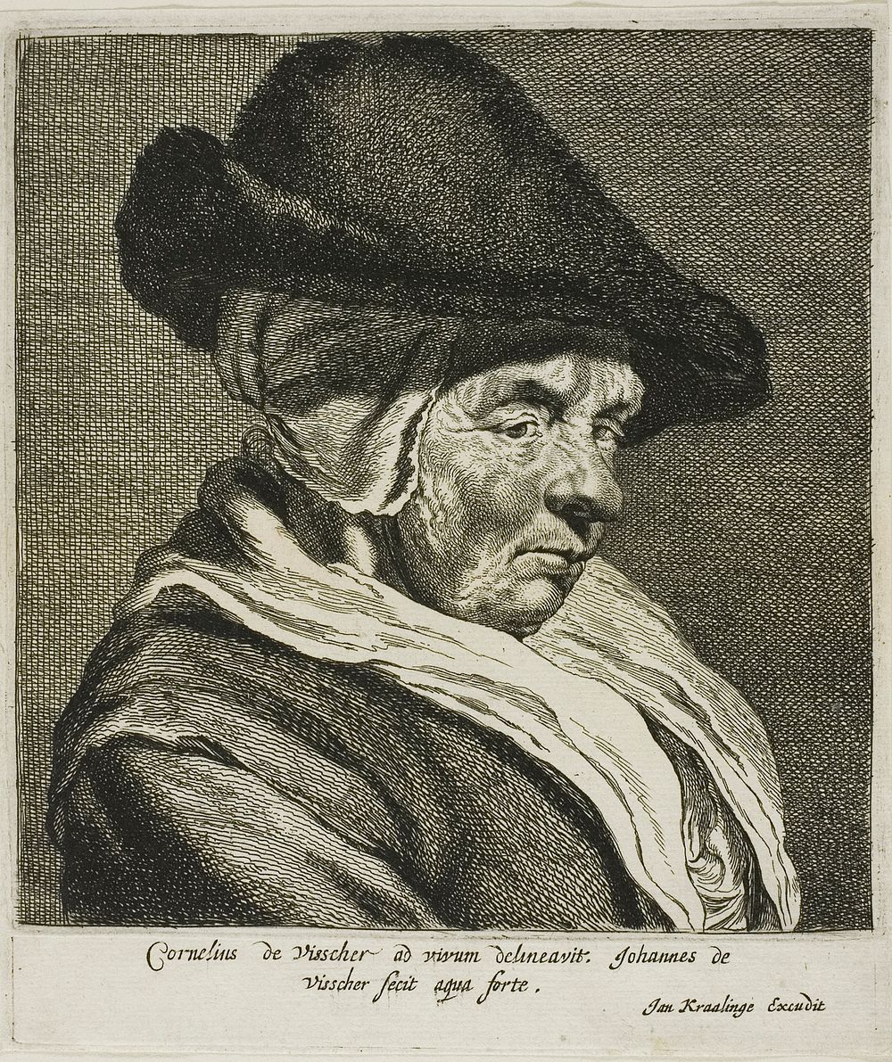 Portrait of an Old Woman, Visscher's Mother by Jan Visscher