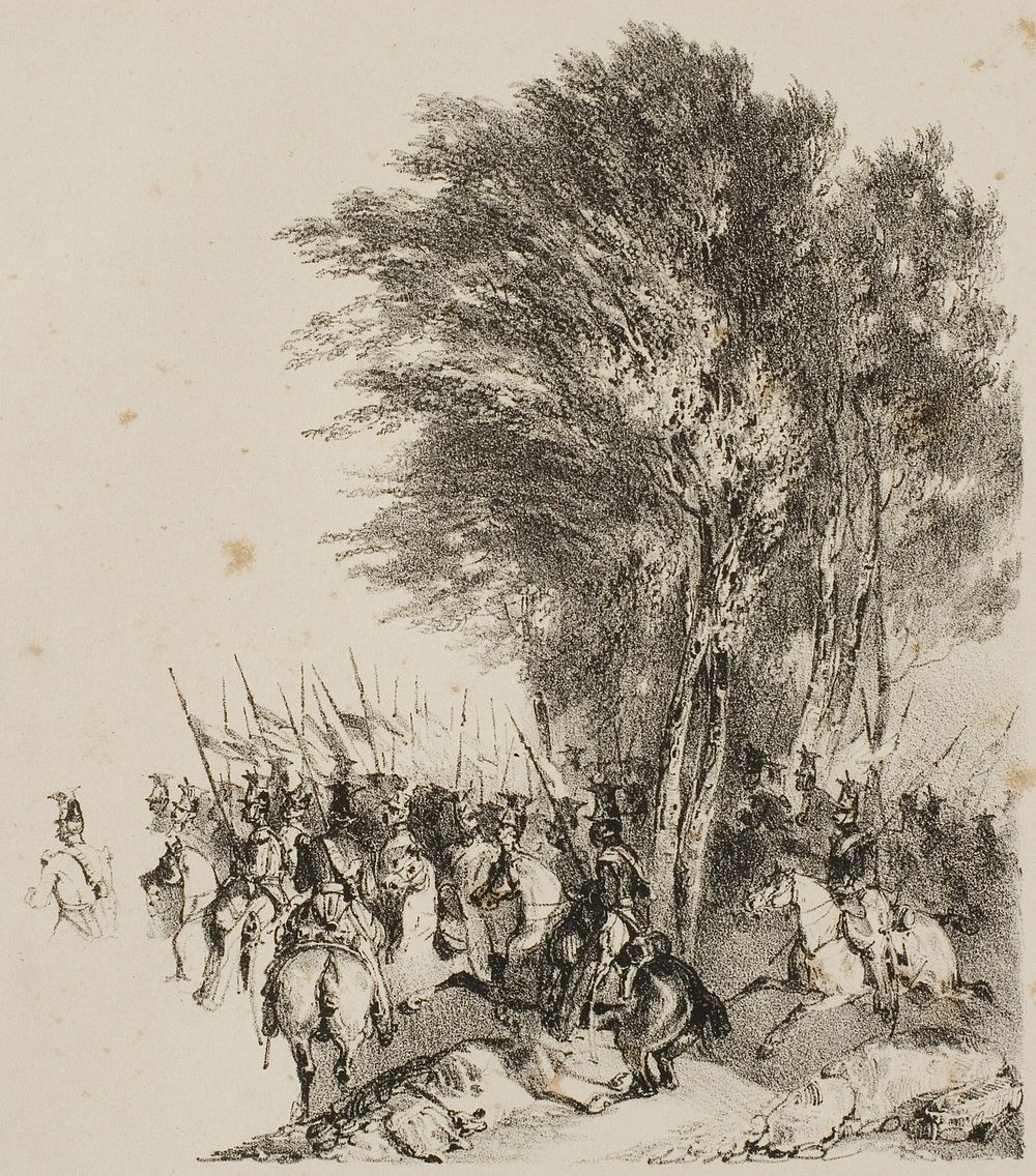 Lancers on the March by Nicolas Toussaint Charlet