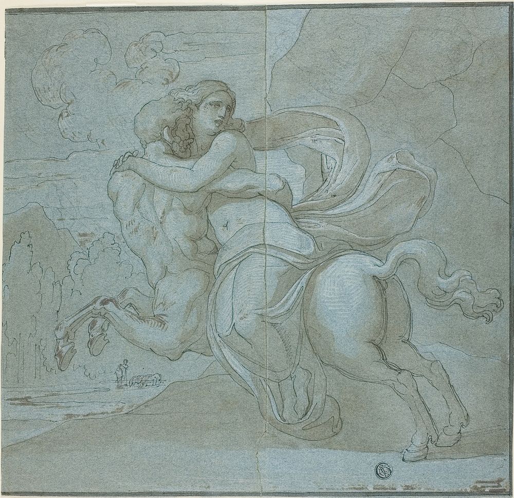 Nessus and Deianira by Circle of Vincenzo Camuccini