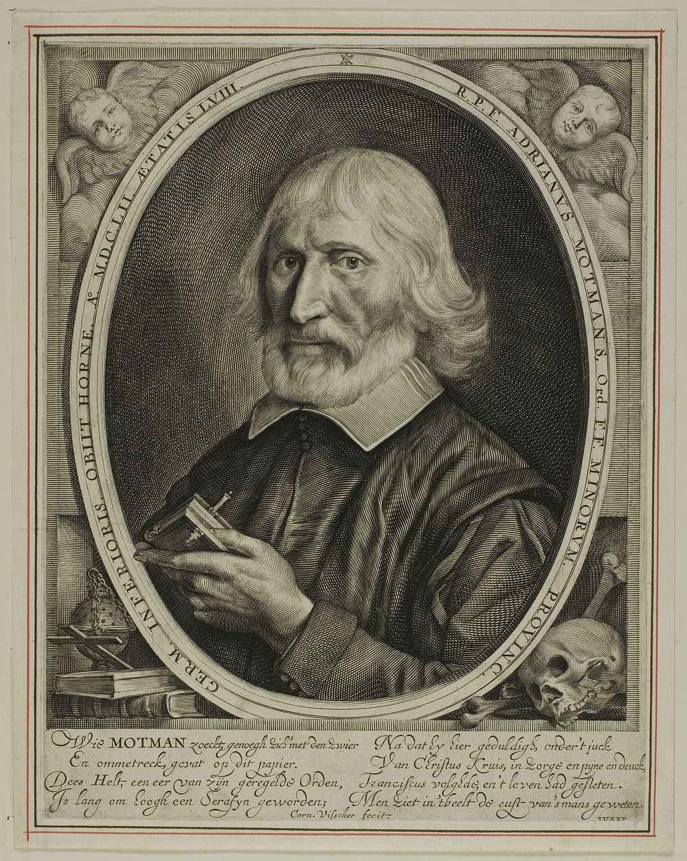 Adriaen Motmans by Cornelis Visscher, the Elder