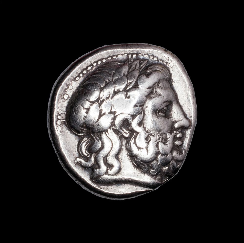 Tetradrachm (Coin) Depicting the God Zeus by Ancient Greek