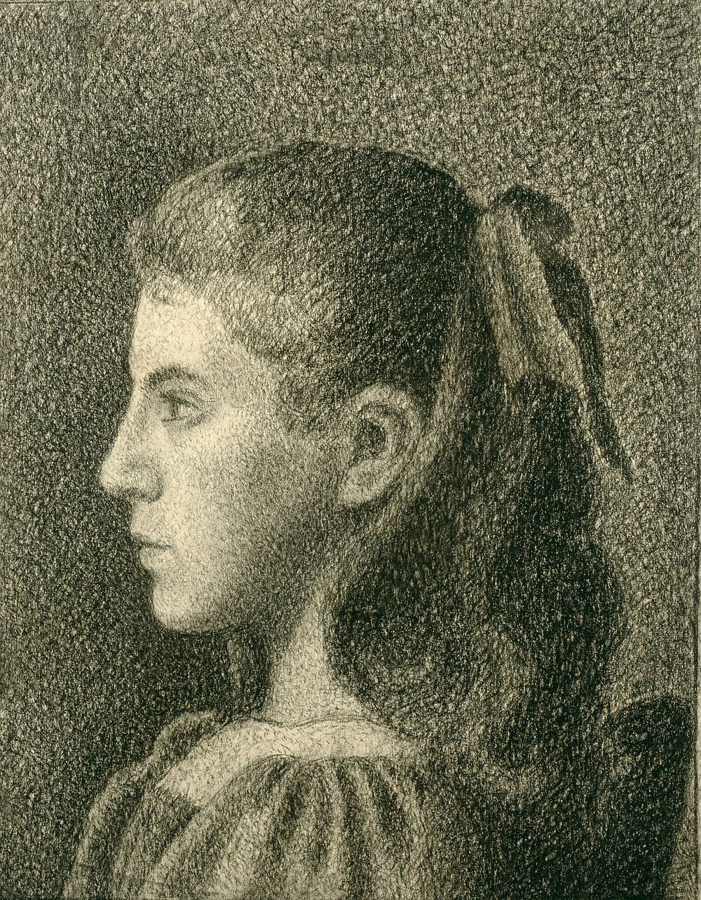 Portrait of Berthe Serruys by Georges Lemmen