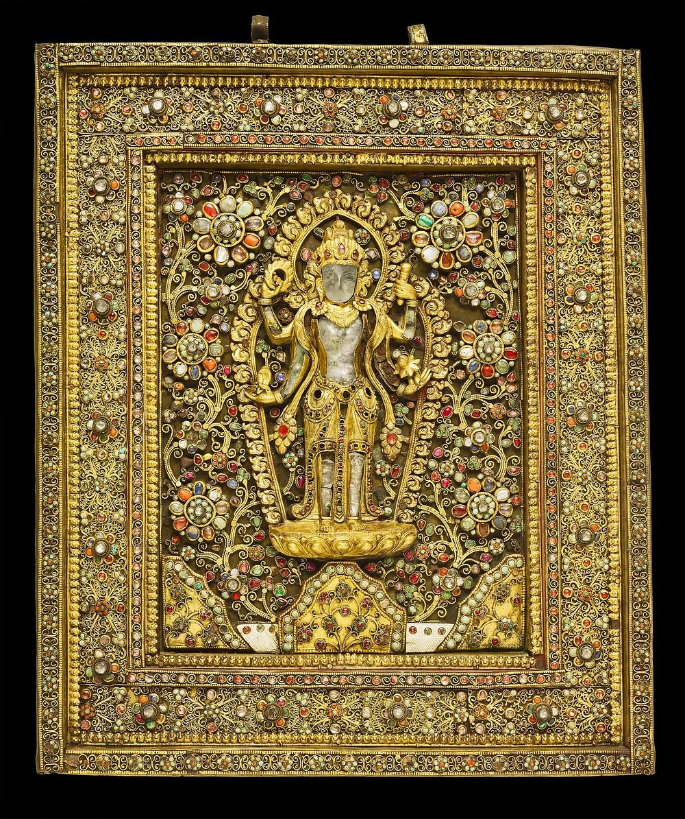 Votive Plaque with God Vishnu