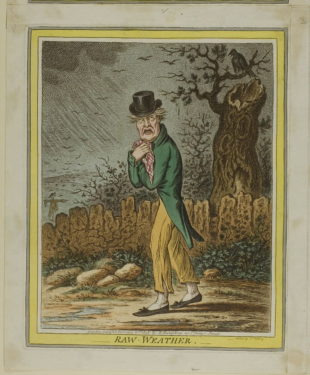 Raw Weather by James Gillray