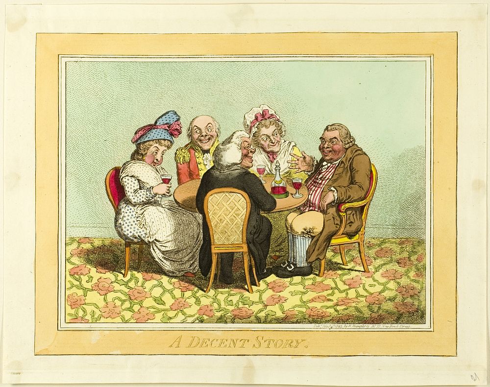 A Decent Story by James Gillray