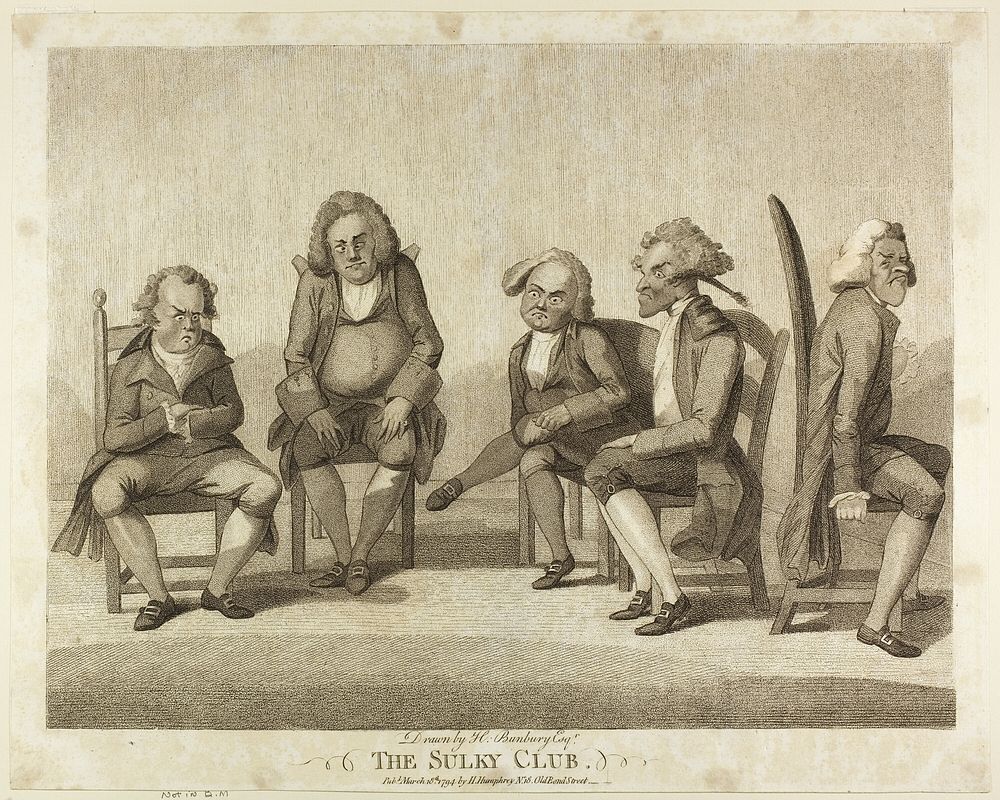 The Sulky Club by Henry William Bunbury